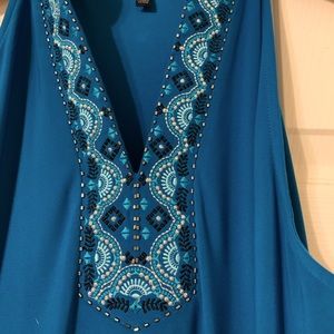 Blue/Teal resort dress from WHBM